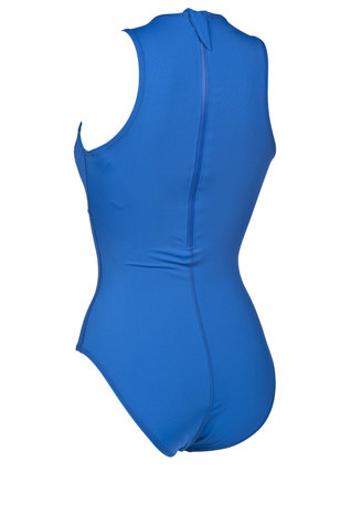 opruiming showmodel (size S) Arena waterpolobadpak blauw wit FR36/D34/S
