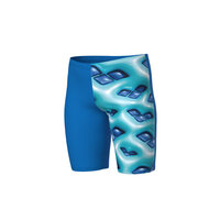 Arena B Logo Graphic Swim Jammer blue river-water multi 12-13