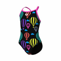 Arena G Balloons Swimsuit Lightdrop Back black-shocking pink 10-11