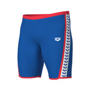 Arena M Icons Swim Jammer Solid blue river-bright coral 85