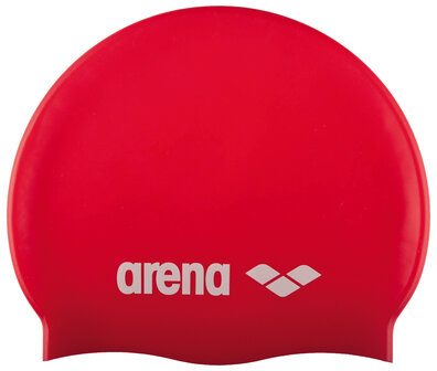 Arena Classic Silicone Jr red-white