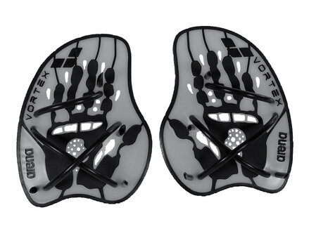 Arena Vortex Evolution Hand Paddle silver/black L
