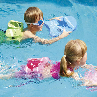 BECO Sealife zwemgordel met 5 drijvers, roze, 15-30 kg - 2-6 jaar