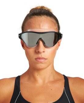 Arena The One Mask Mirror silver-black-silver