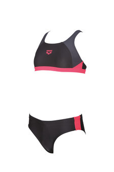 opruiming showmodel (SIZE 3XL) Arena G Ren Two Pieces black-deep-grey-fluo-red FR46/D44/3XL