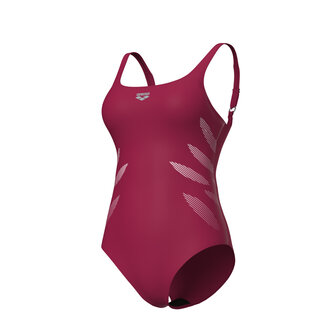 Arena W Swimsuit Milena Wing Back C Cup red onion 42