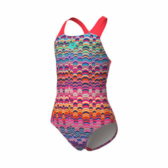 Arena G Ondulation Swimsuit Swim Pro Back violet-coral 14-15