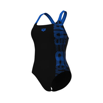 Arena W Swimsuit Control Pro Back Graphic B black-blue china 42