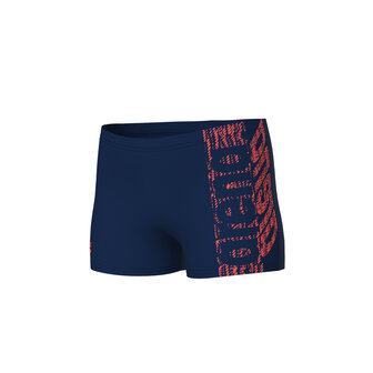 Arena B Shaking Swim Short navy-bright coral 12-13