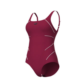 Arena W Jewel One Piece Low C Cup R red onion-white 42