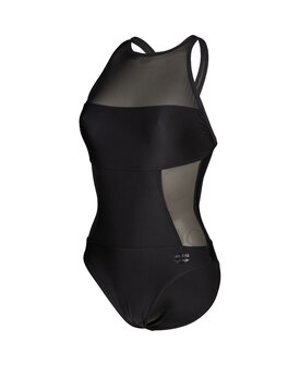 Arena W Mesh Panels Swim Pro Back black 38