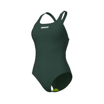Arena W Swimsuit Swim Pro Solid Team dark-sage/artic-lime 36