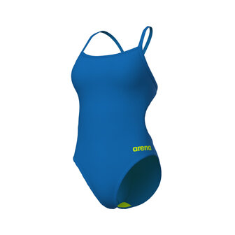 Arena W Swimsuit Challenge Solid Team blue river-artic lime 34