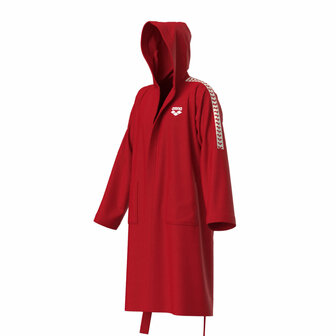 Arena Team Stripe Robe red-white M