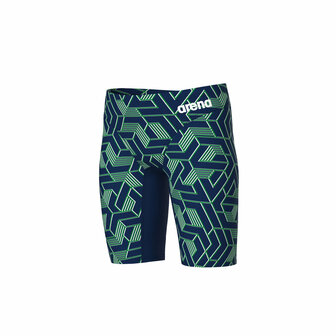 Arena B Escape Swim Jammer navy/team-blue/green 14-15