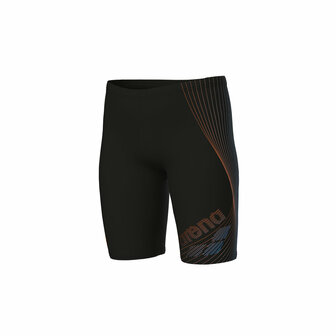 Arena B Design Swim Jammer black/team-orange/turquoise 6-7