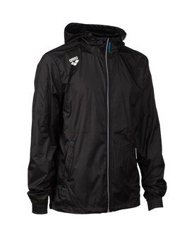Arena Team Windbreaker Solid black L