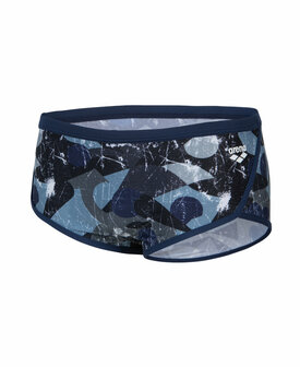 Arena M Scratched Swim Low Waist Short multi-black/navy 90