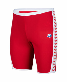 Arena M Icons Swim Jammer Solid red-white 80