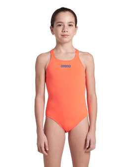 Arena G Swimsuit Swim Pro Solid Team bright coral 14-15