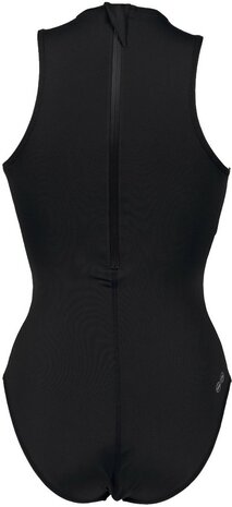 Arena W Team Swimsuit Waterpolo Solid black-white 48