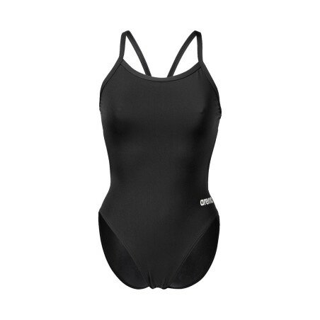 Arena W Team Swimsuit Challenge Solid black-white 44