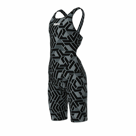 Aanbieding! Arena G Printed Full Body black multi kindermaat 164 6