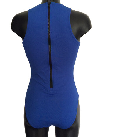 Magazijn opruiming (kindermaat 176) Waterpolo badpak Epsan blauw