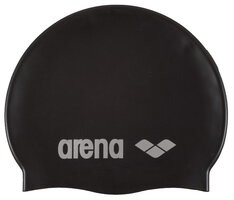 *Populair* Arena badmuts Classic Silicone black-silver