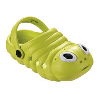 BECO Kinder Clog met gezichtje, EVA, groen, maat 23