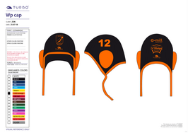 *special made* C.Mill Zon Turbo Waterpolocap Classic Professional set 26 (Levertijd 4 tot 8 weken)