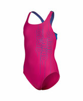 Arena G Swimsuit Swim Pro Back Graphic L freak rose-blue 12-13