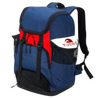 Turbo Waterpolo Luxe Rugzak Draco Navy Red