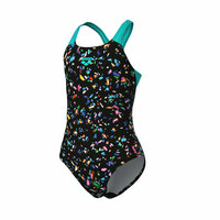 Arena G Confetti Swimsuit Swim Pro Back black multi-water 8-9
