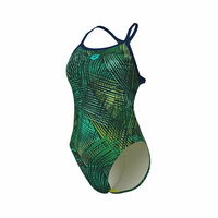 Arena W Energy Swimsuit Booster Back navy-green multi 36