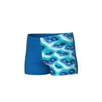 Arena B Logo Graphic Swim Short blue river-water multi 8-9