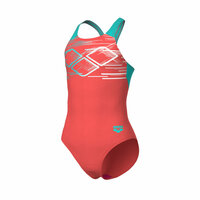 Arena G Pastime Swimsuit V Back calypso coral-water 8-9