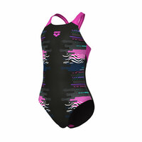 Arena G Rhythm Swimsuit V Back L black black-shocking pink 8-9