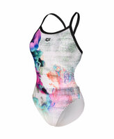 Arena W Airbrush Swimsuit Challenge Back black-white-multi 34