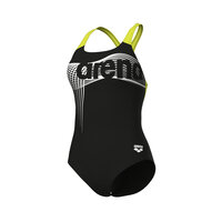 Arena W Wake Swimsuit Swim Pro Back black-soft green 42