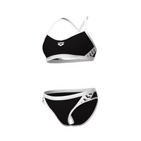 Arena W Icons Bikini Cross Back Solid black-white 28