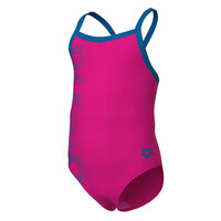 Arena G Logo Kids One Piece freak-rose/blue/china 6-7Y