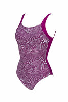Arena W Clara U Back One Piece C-Cup grape-violet-multi 42