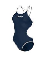 Arena W Arena One Double Cross Back One Piece navy-white 38
