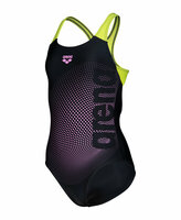 Arena G Dim Light Swimsuit Swim Pro Back L black/artic-lime 6-7