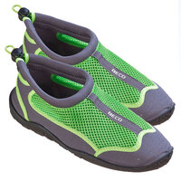 BECO Neopreen schoen beachwalker, grijs/groen, maat 38